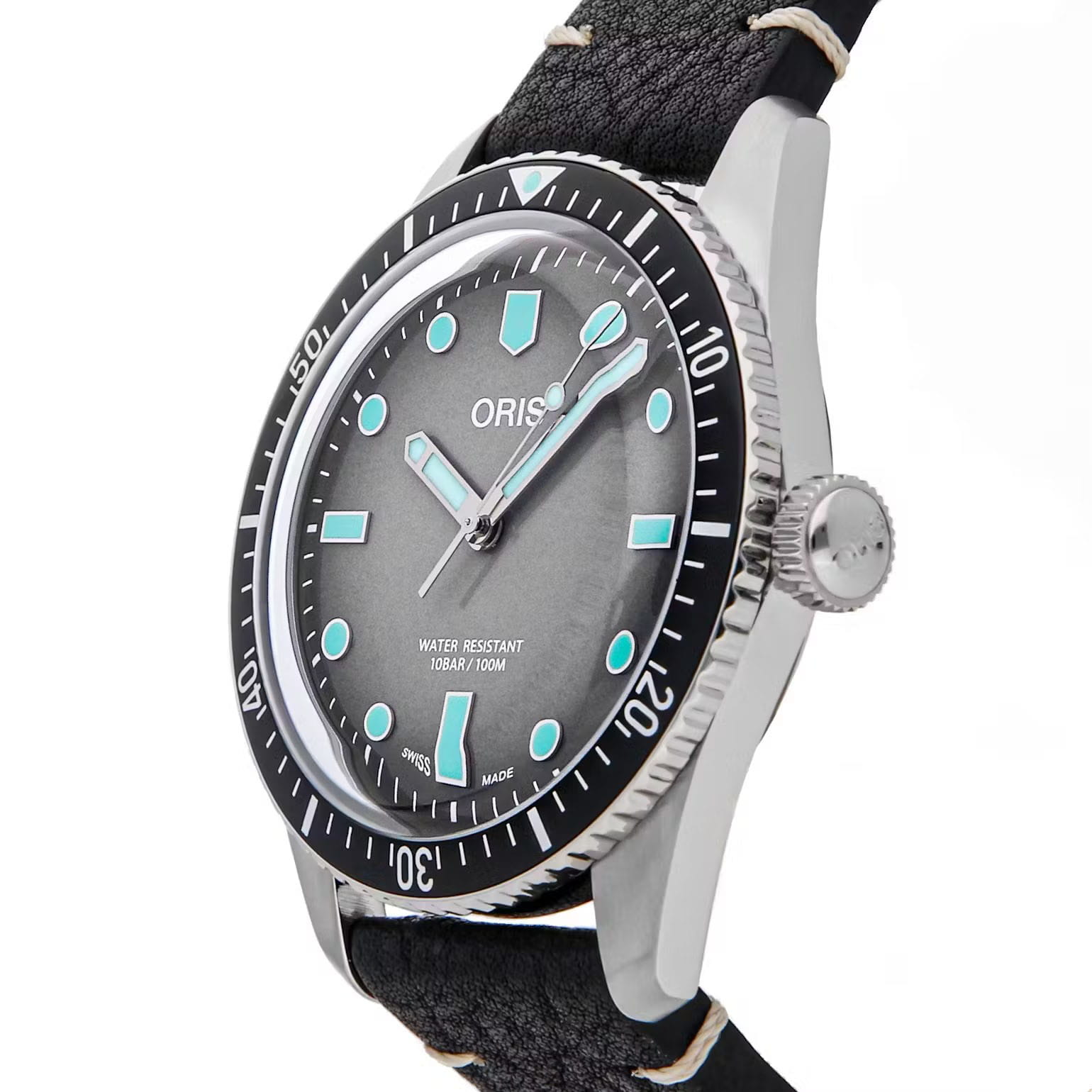 Оригинальные часы Oris Oris Divers Sixty‑Five 01 733 7707 4053-07 5 20 89 механические калибр механизма 733 общий вид